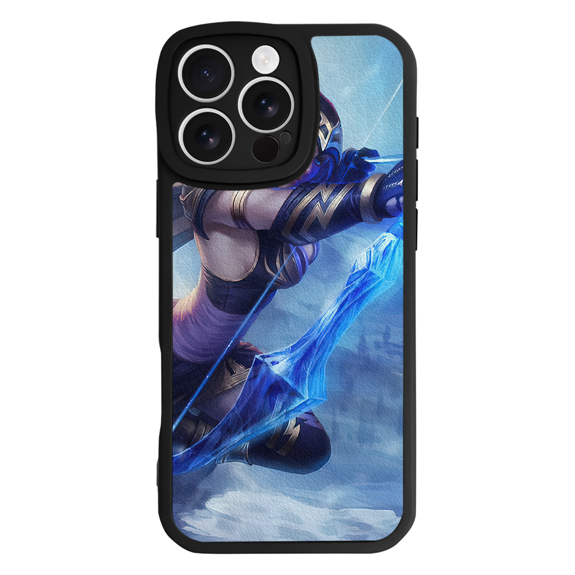 （画像用） リーグ・オブ・レジェンド League of Legends LOL 【iPhone 16シリーズ対応】シリコンスマホケース（レザー調） 材質：シリコン